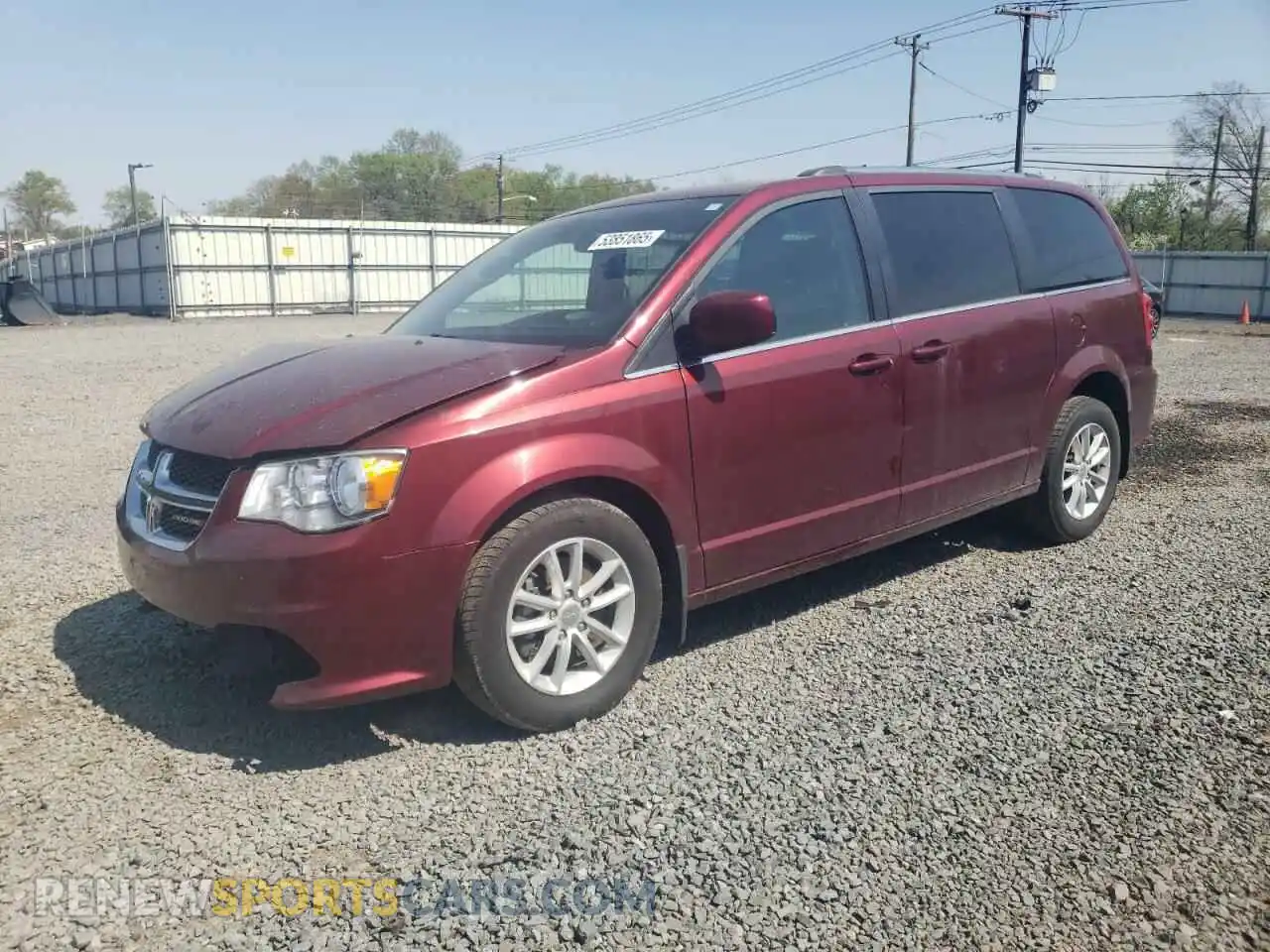 1 fotografías del automóvil dañado 2C4RDGCG3KR543705 DODGE CARAVAN 2019