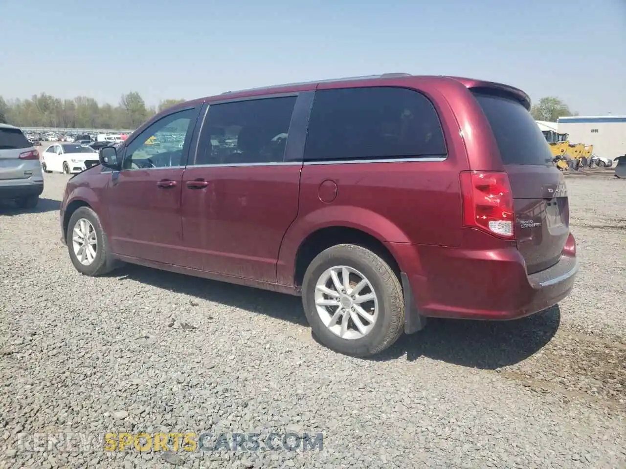 2 fotografías del automóvil dañado 2C4RDGCG3KR543705 DODGE CARAVAN 2019