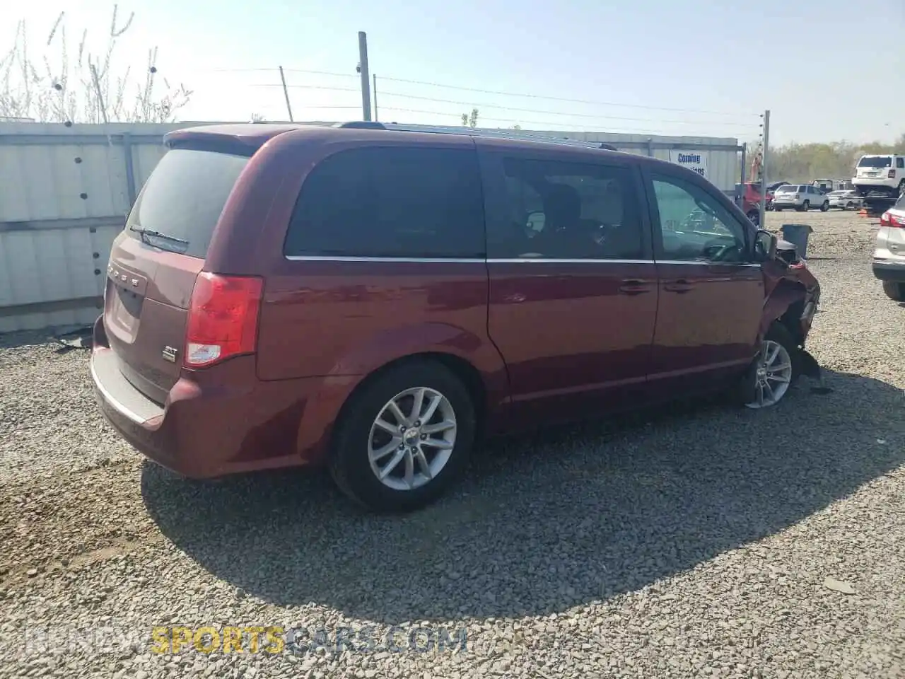 3 fotografías del automóvil dañado 2C4RDGCG3KR543705 DODGE CARAVAN 2019