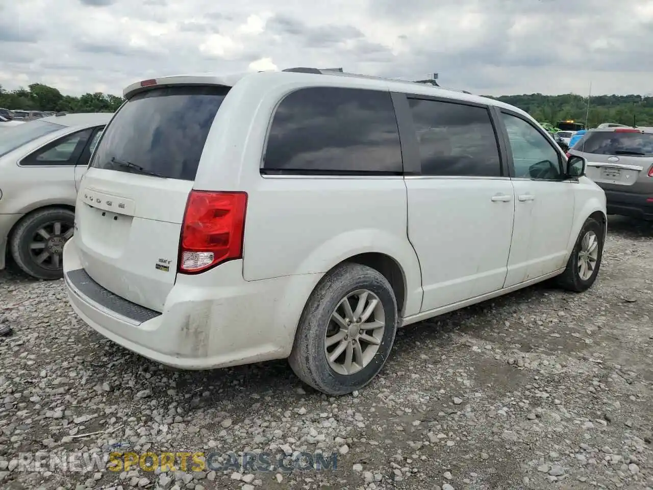 3 fotografías del automóvil dañado 2C4RDGCG3KR544742 DODGE CARAVAN 2019