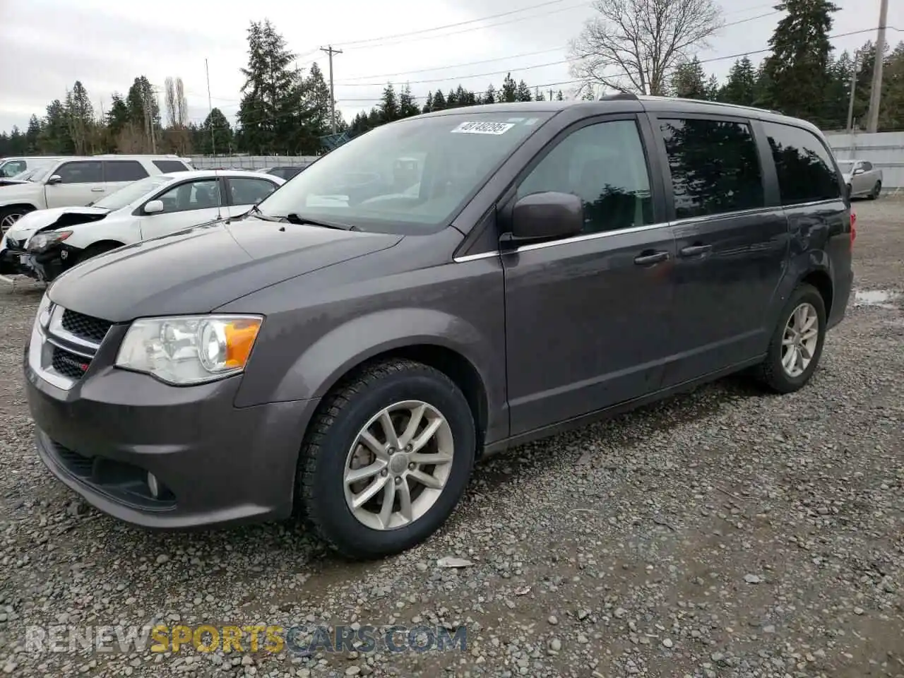 1 Photograph of a damaged car 2C4RDGCG3KR788598 DODGE CARAVAN 2019