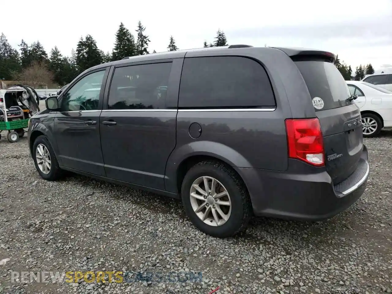 2 Photograph of a damaged car 2C4RDGCG3KR788598 DODGE CARAVAN 2019