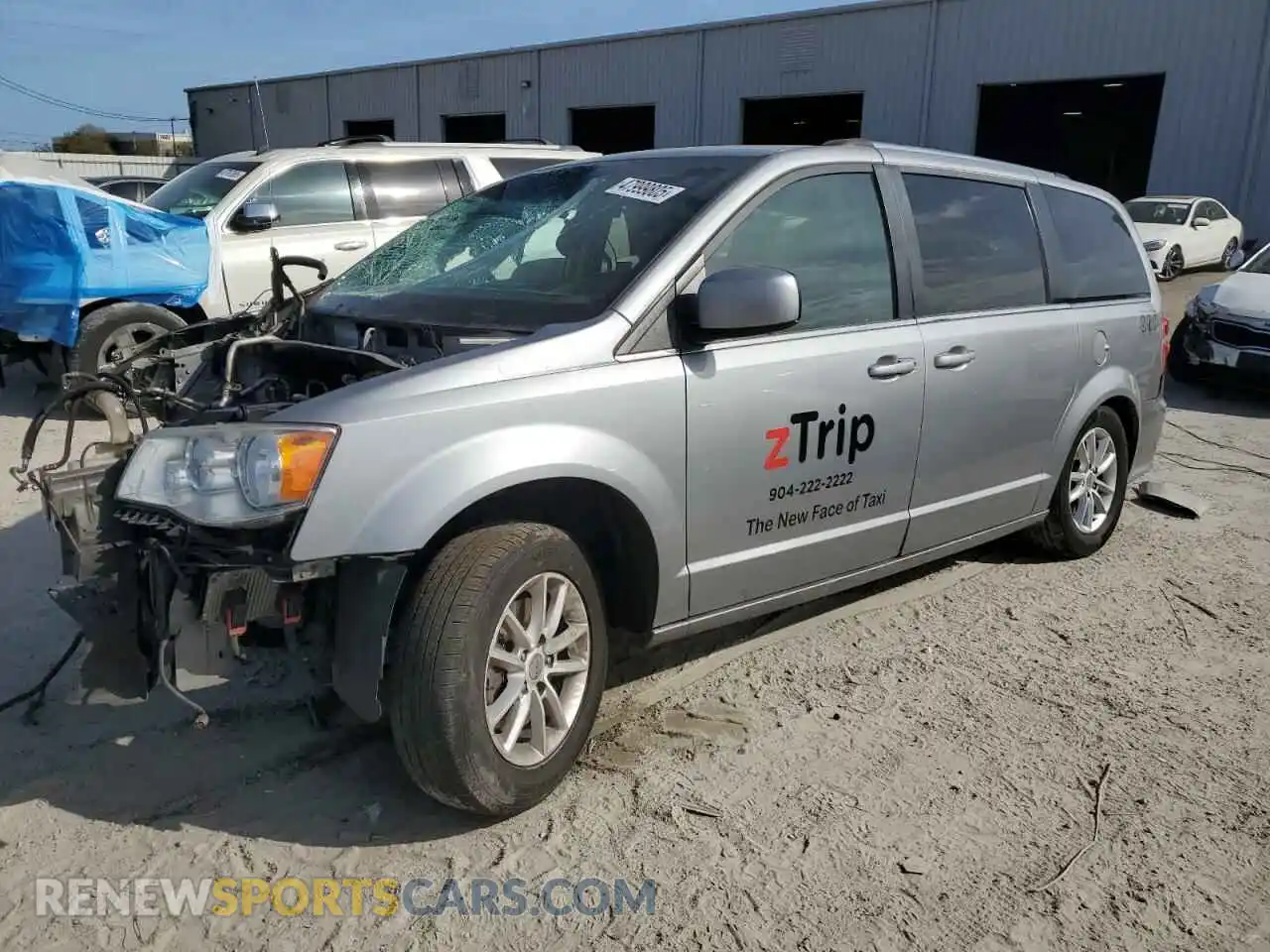 1 Photograph of a damaged car 2C4RDGCG4KR656580 DODGE CARAVAN 2019