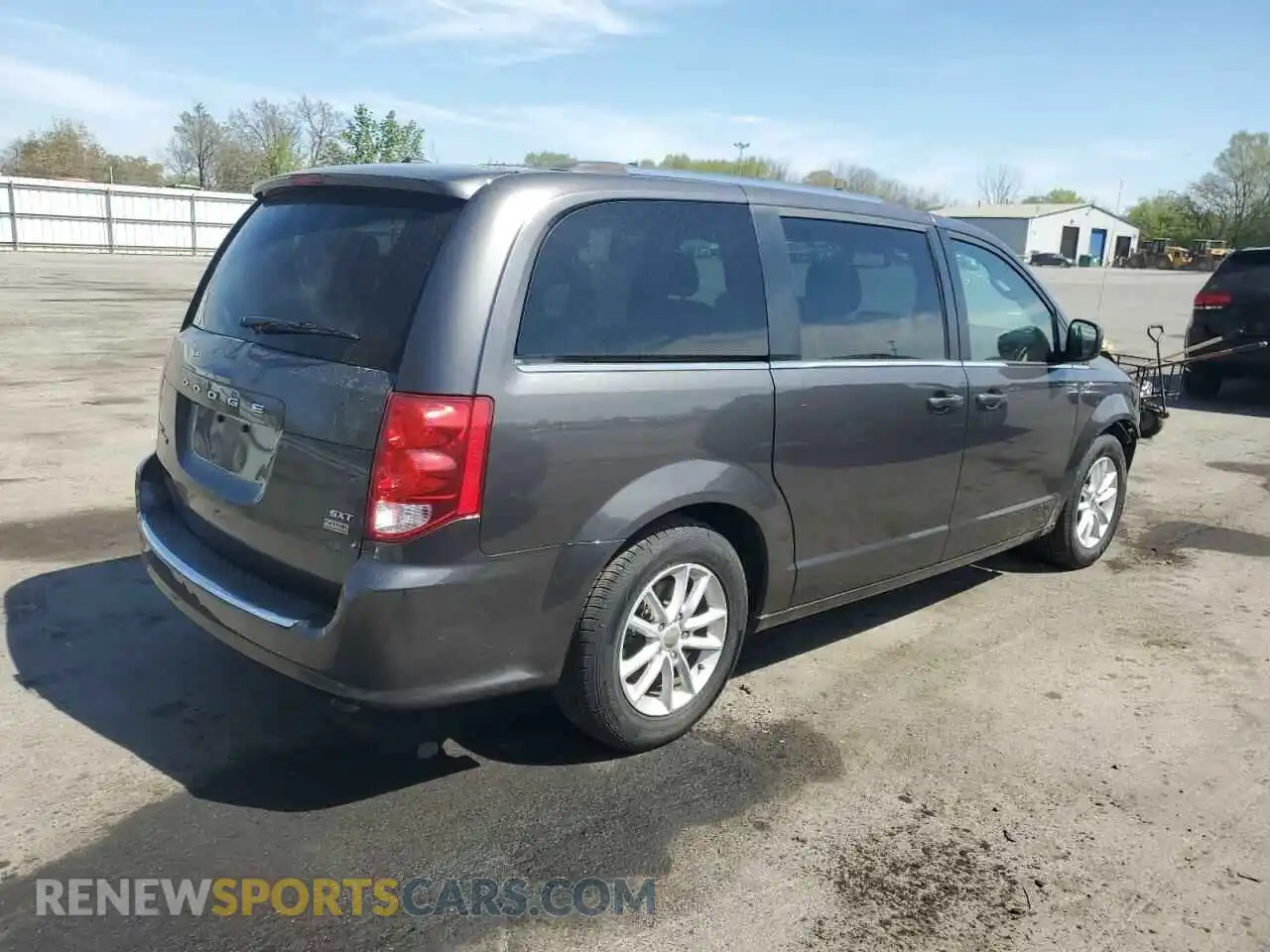 3 fotografías del automóvil dañado 2C4RDGCG4KR726241 DODGE CARAVAN 2019