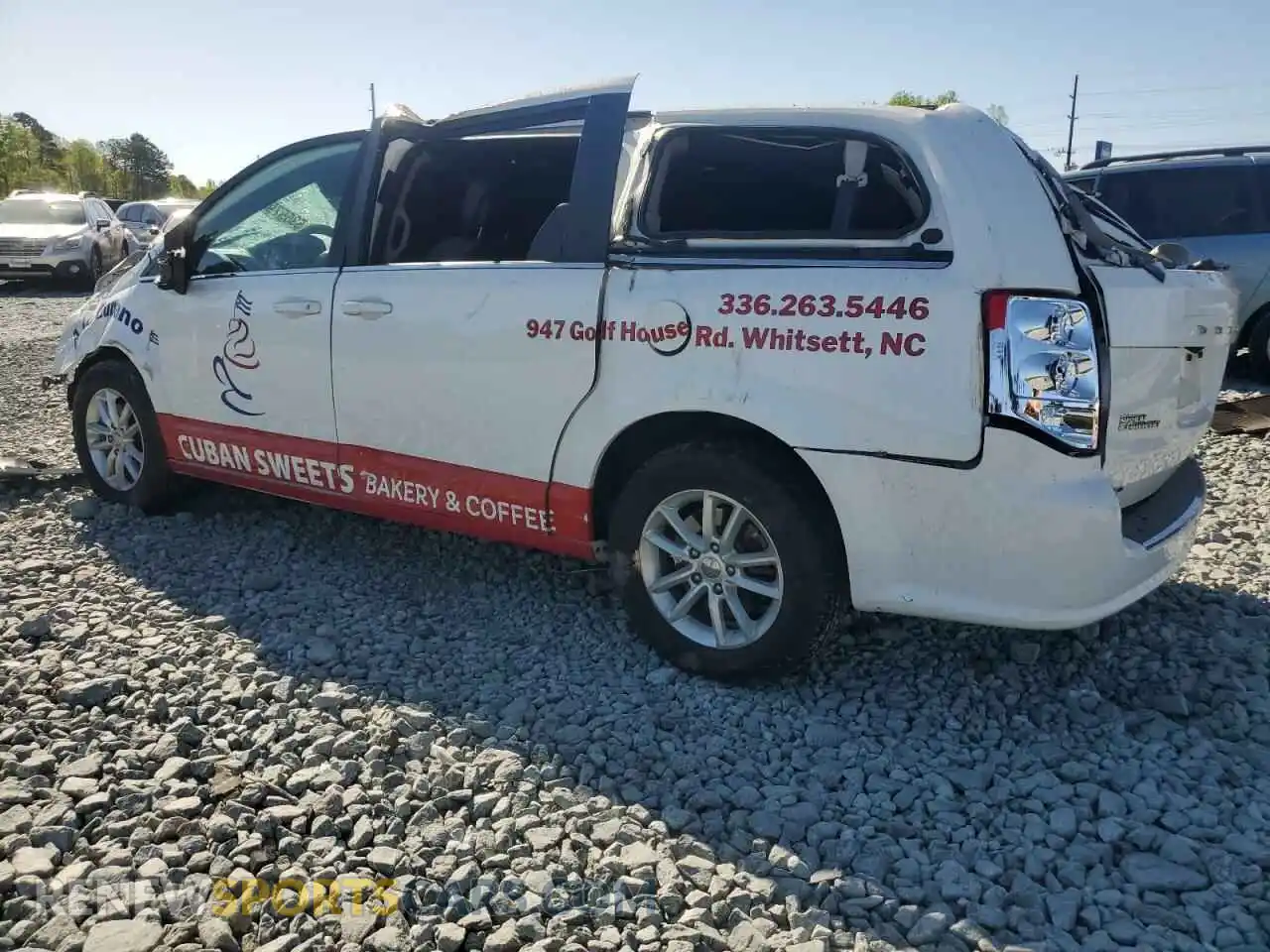 2 Photograph of a damaged car 2C4RDGCG5KR759393 DODGE CARAVAN 2019