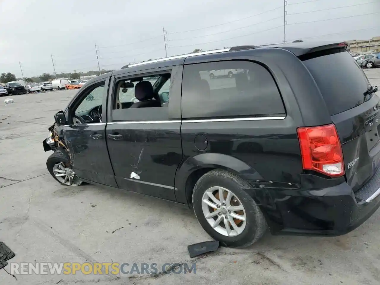 2 Photograph of a damaged car 2C4RDGCG7KR595662 DODGE CARAVAN 2019