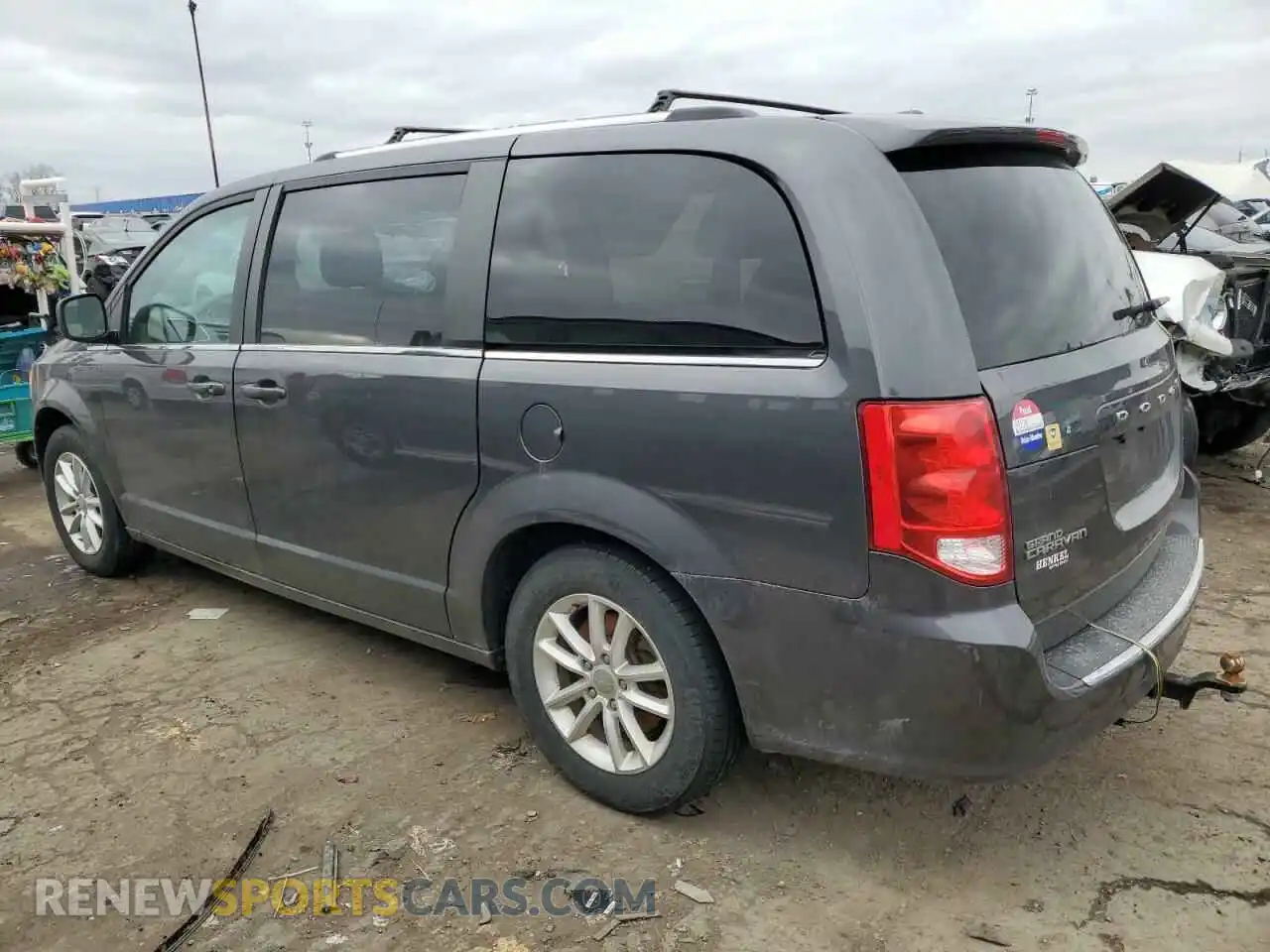 2 Photograph of a damaged car 2C4RDGCG7KR707537 DODGE CARAVAN 2019