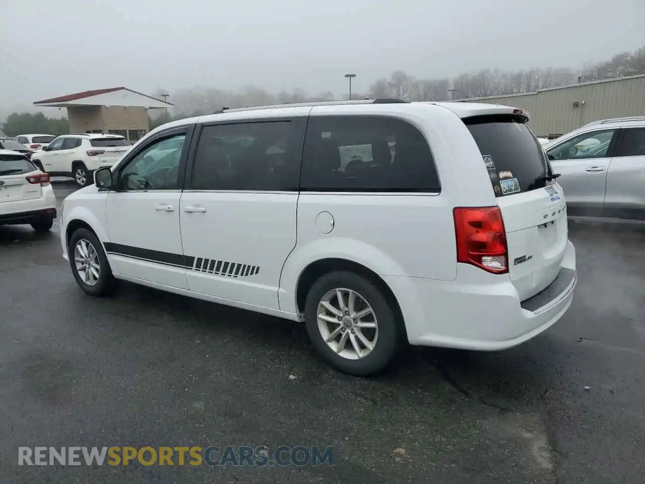 2 fotografías del automóvil dañado 2C4RDGCG7KR755118 DODGE CARAVAN 2019