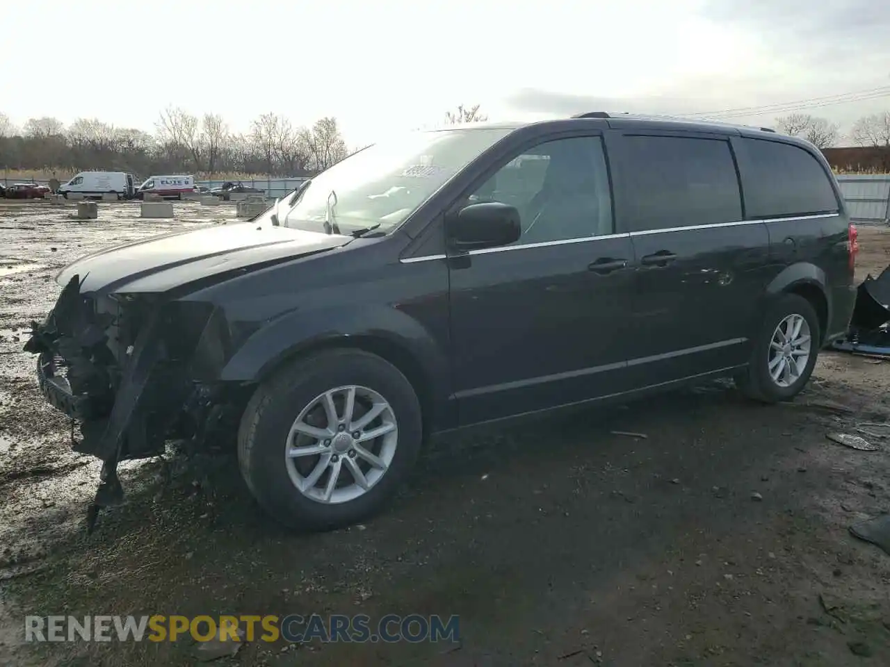 1 Photograph of a damaged car 2C4RDGCG7KR755443 DODGE CARAVAN 2019