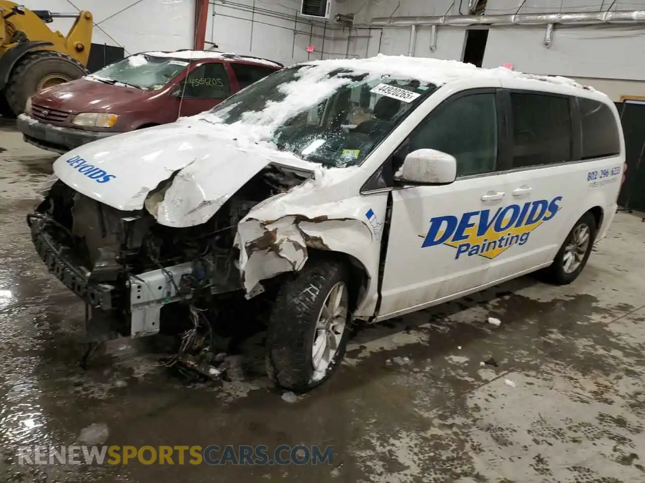 1 Photograph of a damaged car 2C4RDGCG7KR775174 DODGE CARAVAN 2019