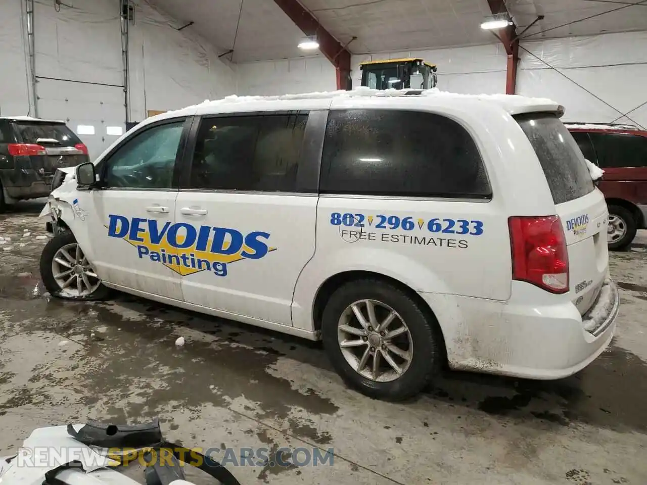 2 Photograph of a damaged car 2C4RDGCG7KR775174 DODGE CARAVAN 2019