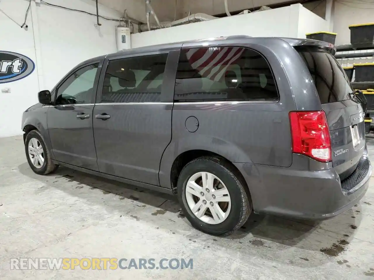 2 Photograph of a damaged car 2C4RDGCG8KR774986 DODGE CARAVAN 2019
