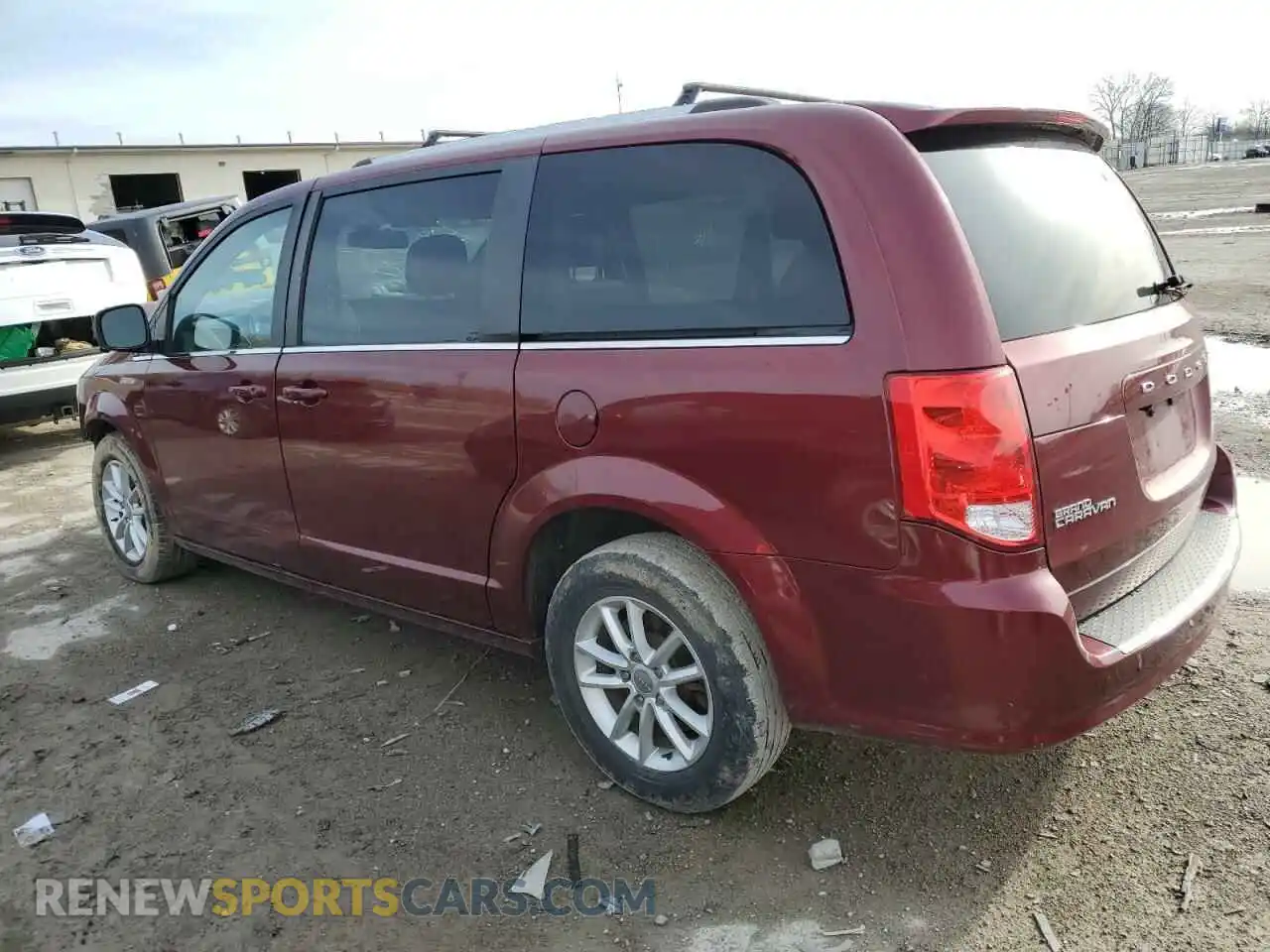 2 fotografías del automóvil dañado 2C4RDGCG9KR562257 DODGE CARAVAN 2019