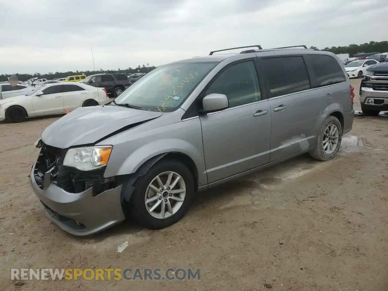 1 Photograph of a damaged car 2C4RDGCG9KR662830 DODGE CARAVAN 2019