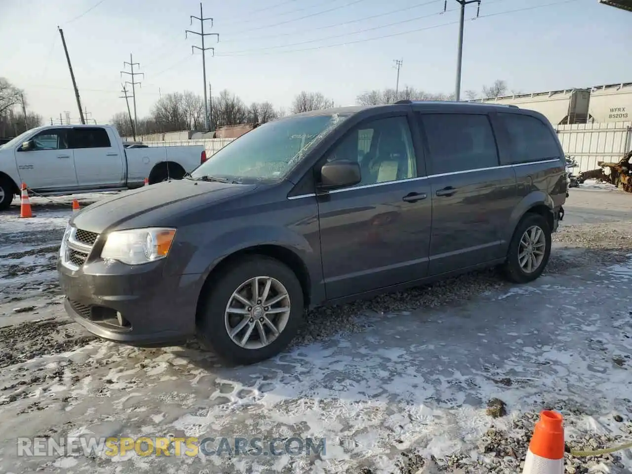 1 Photograph of a damaged car 2C4RDGCG9KR693883 DODGE CARAVAN 2019