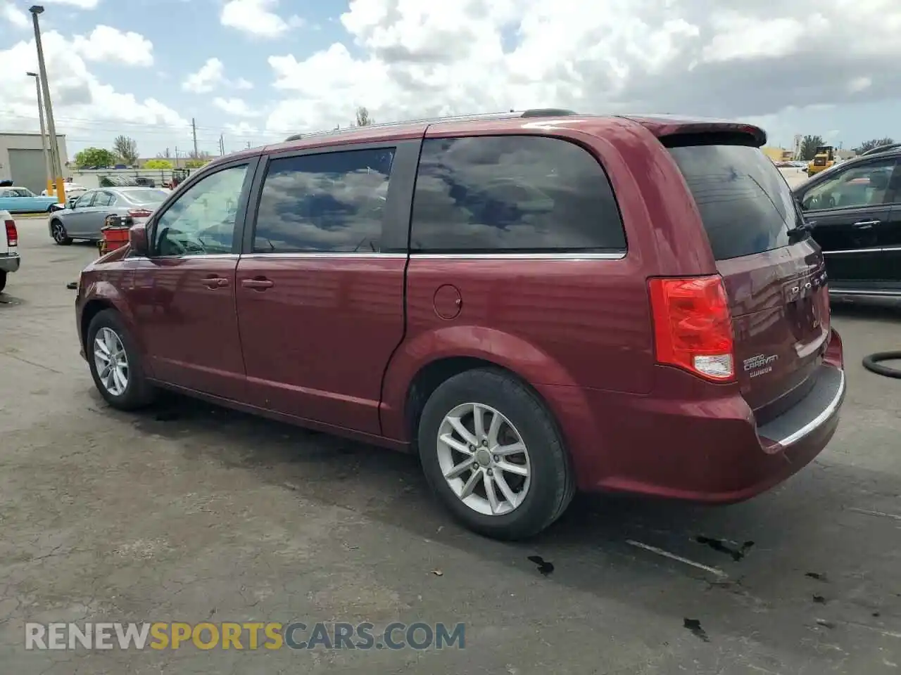 2 Photograph of a damaged car 2C4RDGCGXKR807759 DODGE CARAVAN 2019