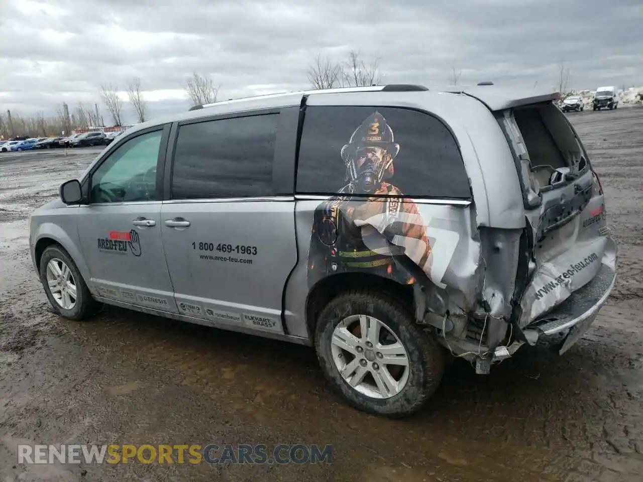 2 Фотография поврежденного автомобиля 2C4RDGDG3KR596208 DODGE CARAVAN 2019