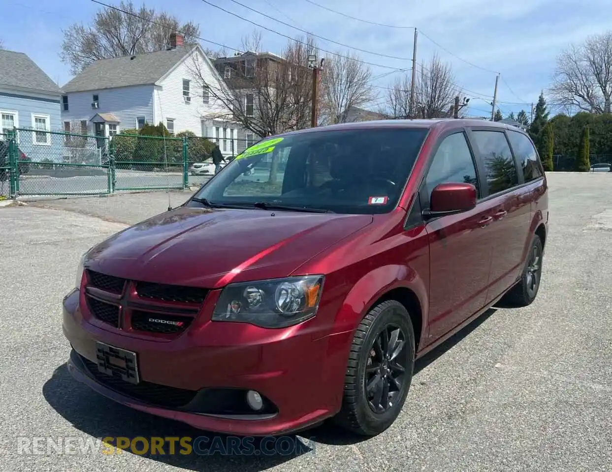 2 Photograph of a damaged car 2C4RDGEG1KR670692 DODGE CARAVAN 2019
