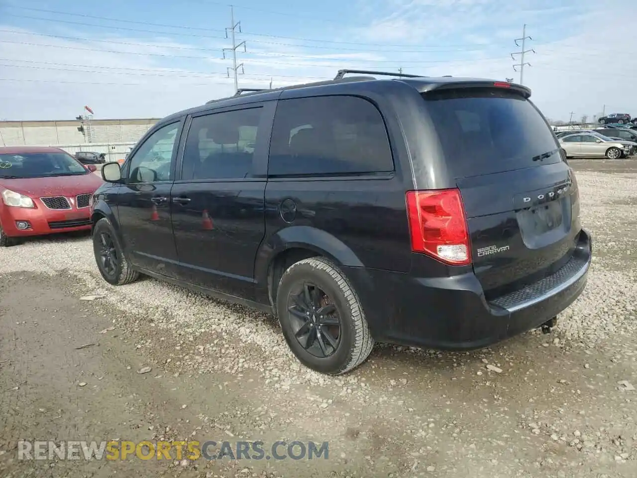 2 Photograph of a damaged car 2C4RDGEG1KR744029 DODGE CARAVAN 2019