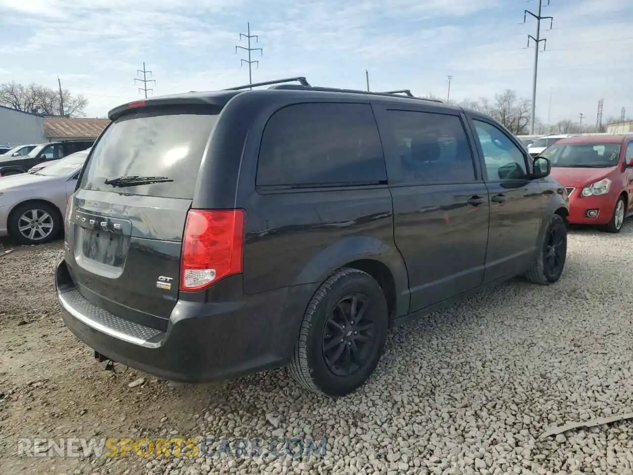 3 Photograph of a damaged car 2C4RDGEG1KR744029 DODGE CARAVAN 2019