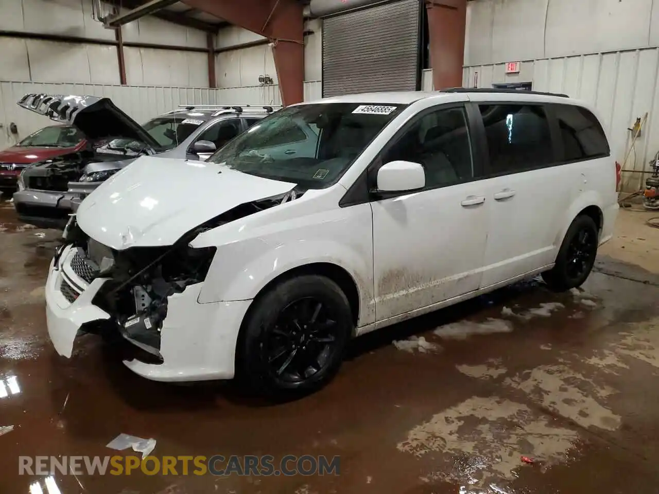 1 Photograph of a damaged car 2C4RDGEG5KR747449 DODGE CARAVAN 2019