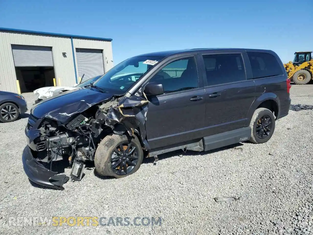 1 Photograph of a damaged car 2C7WDGCG2KR796214 DODGE CARAVAN 2019