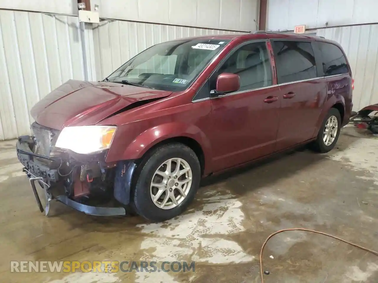 1 Photograph of a damaged car 2C4RDGCG0LR161665 DODGE CARAVAN 2020