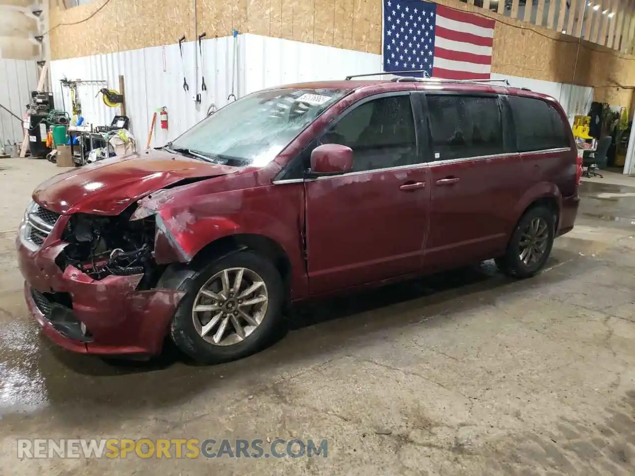 1 Photograph of a damaged car 2C4RDGCG1LR206757 DODGE CARAVAN 2020