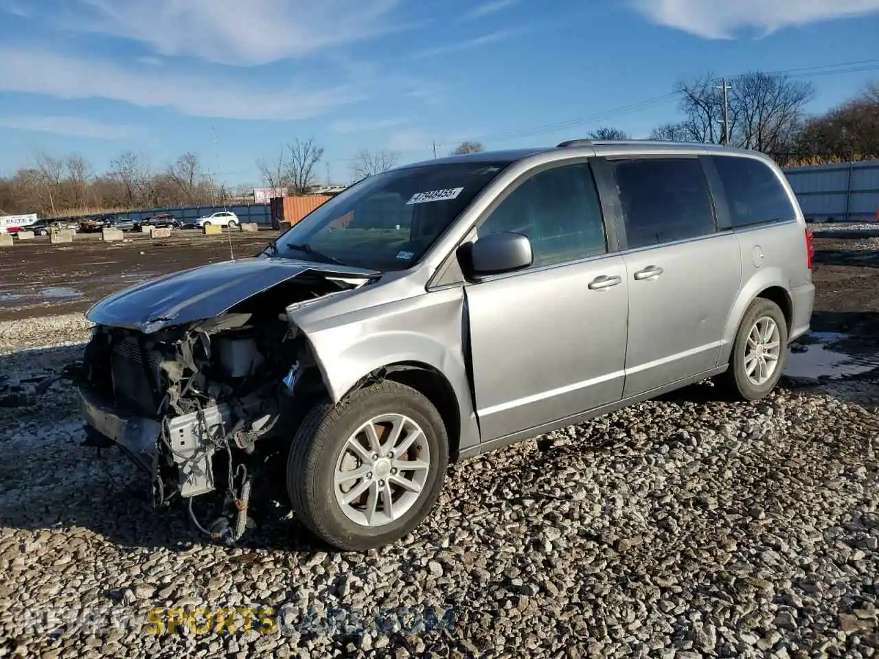 1 Photograph of a damaged car 2C4RDGCG2LR195039 DODGE CARAVAN 2020