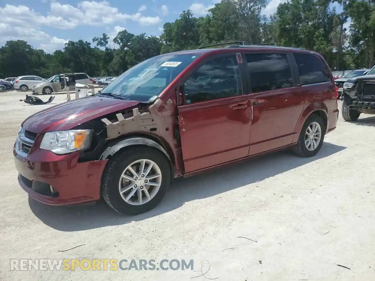 1 Photograph of a damaged car 2C4RDGCG4LR161619 DODGE CARAVAN 2020