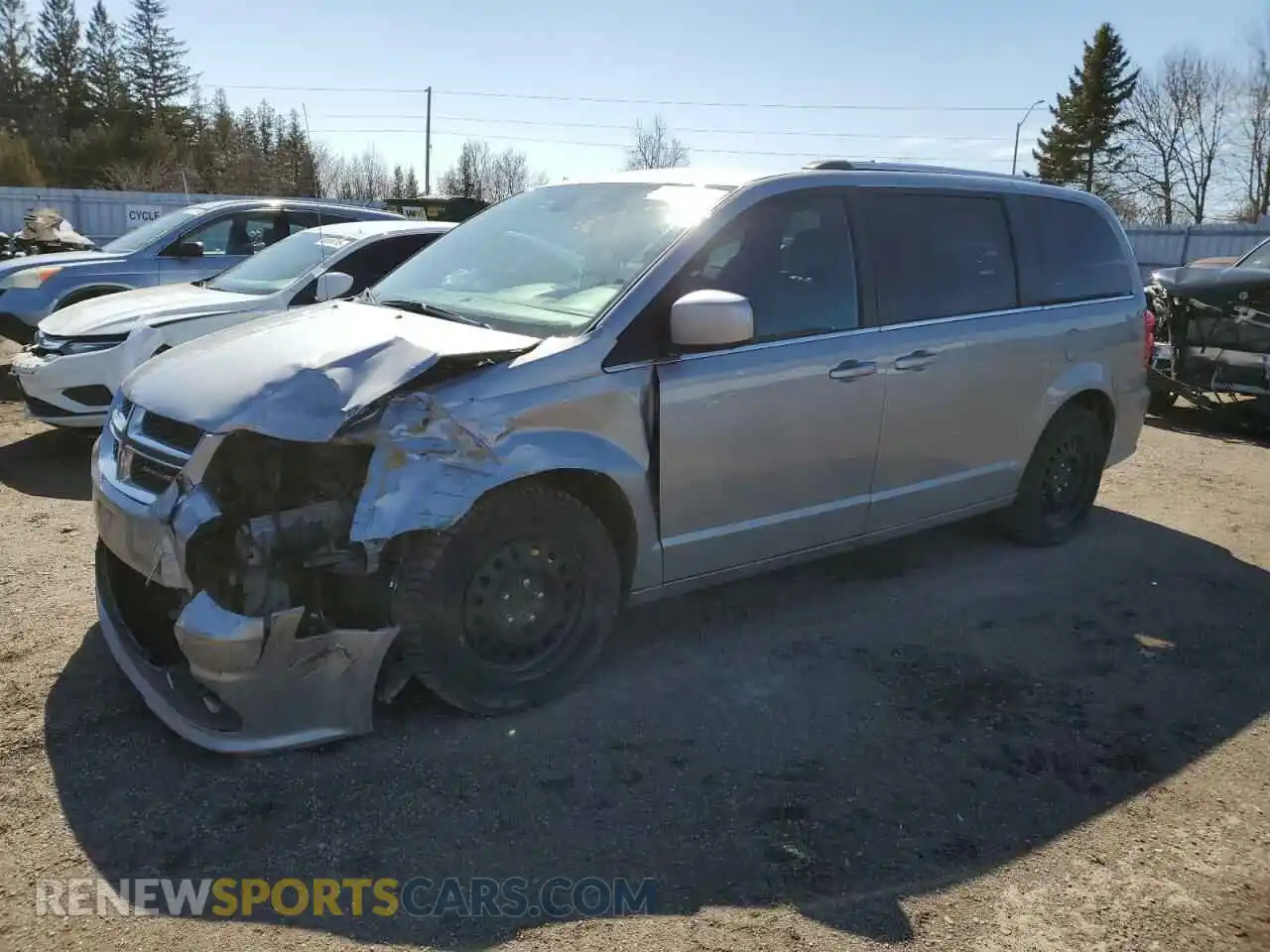 1 Photograph of a damaged car 2C4RDGCG9LR221328 DODGE CARAVAN 2020