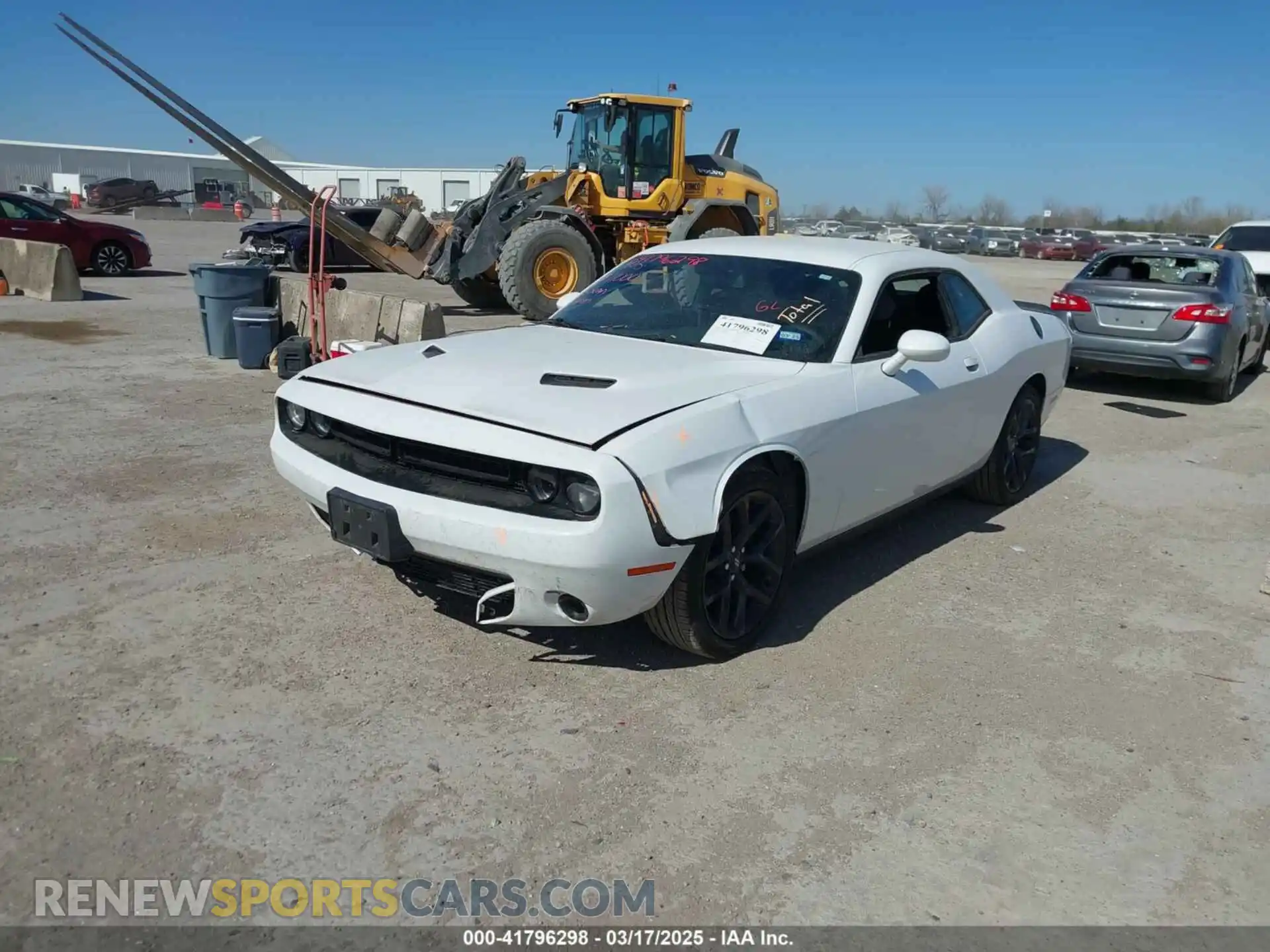 2 Photograph of a damaged car 2C3CDZAG0KH587336 DODGE CHALLENGER 2019