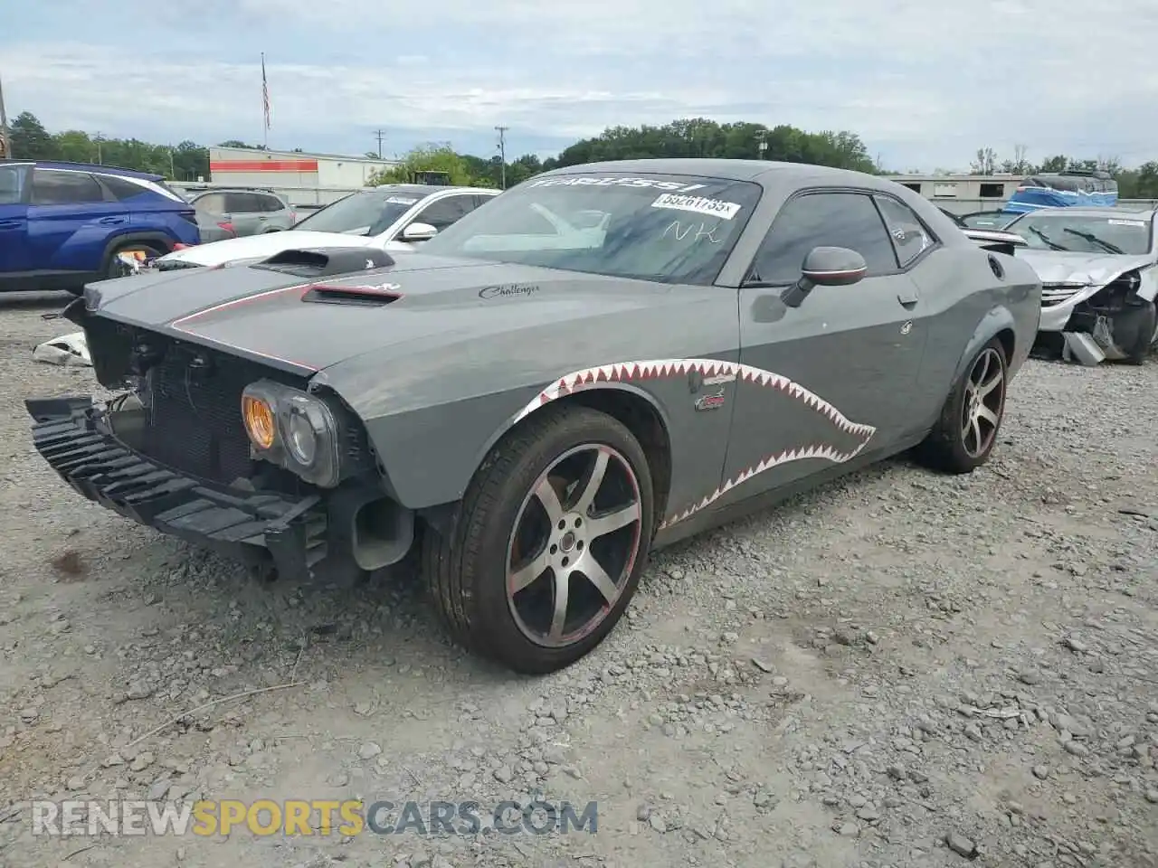 1 Photograph of a damaged car 2C3CDZAG0KH716949 DODGE CHALLENGER 2019