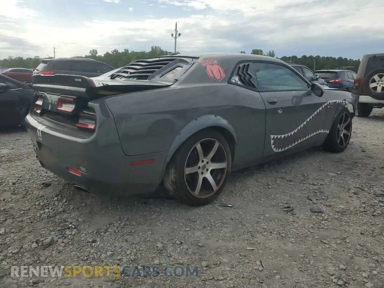 3 Photograph of a damaged car 2C3CDZAG0KH716949 DODGE CHALLENGER 2019