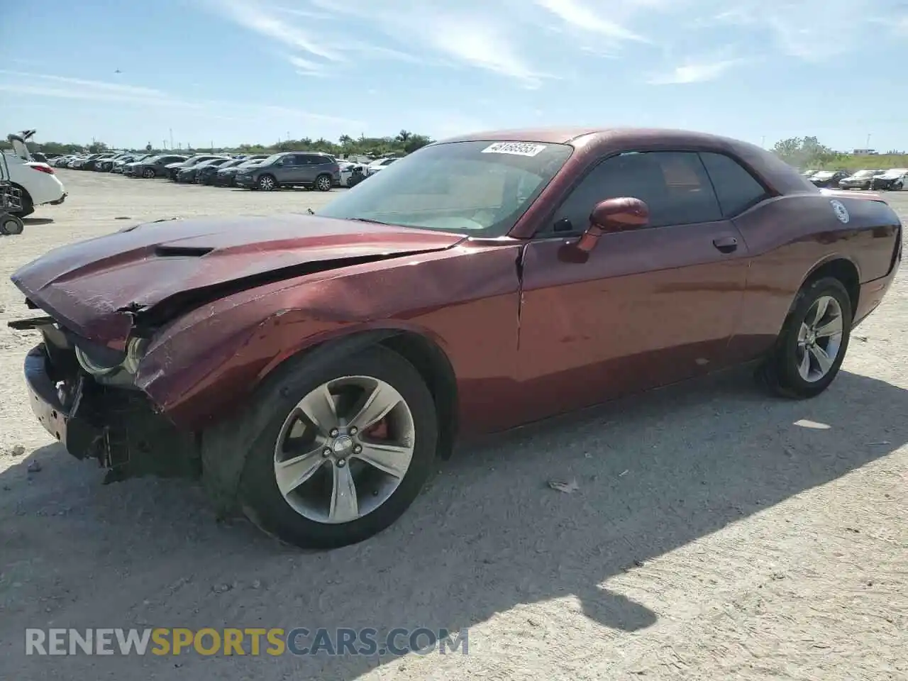 1 Photograph of a damaged car 2C3CDZAG1KH705538 DODGE CHALLENGER 2019