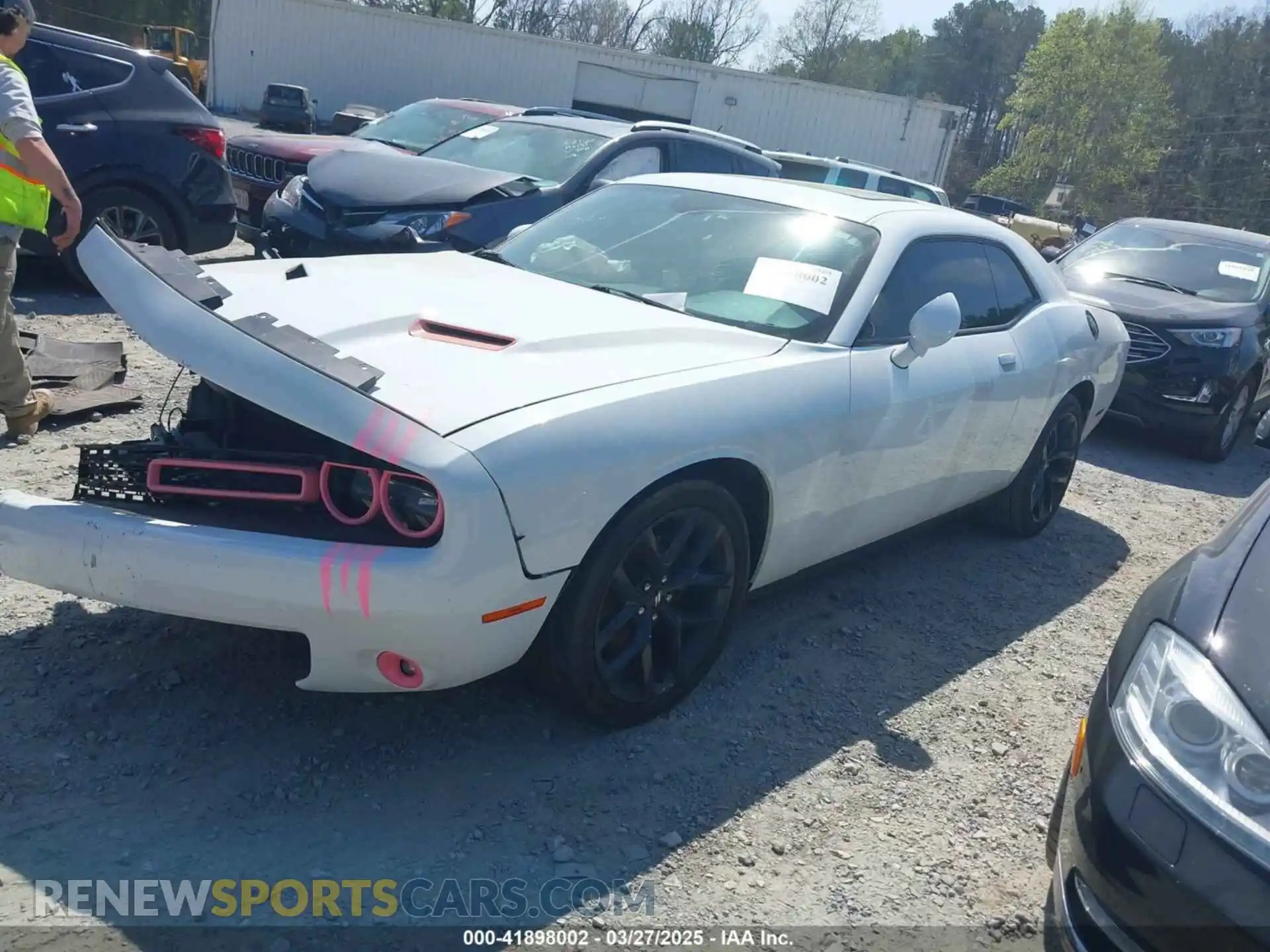 2 Photograph of a damaged car 2C3CDZAG2KH529275 DODGE CHALLENGER 2019