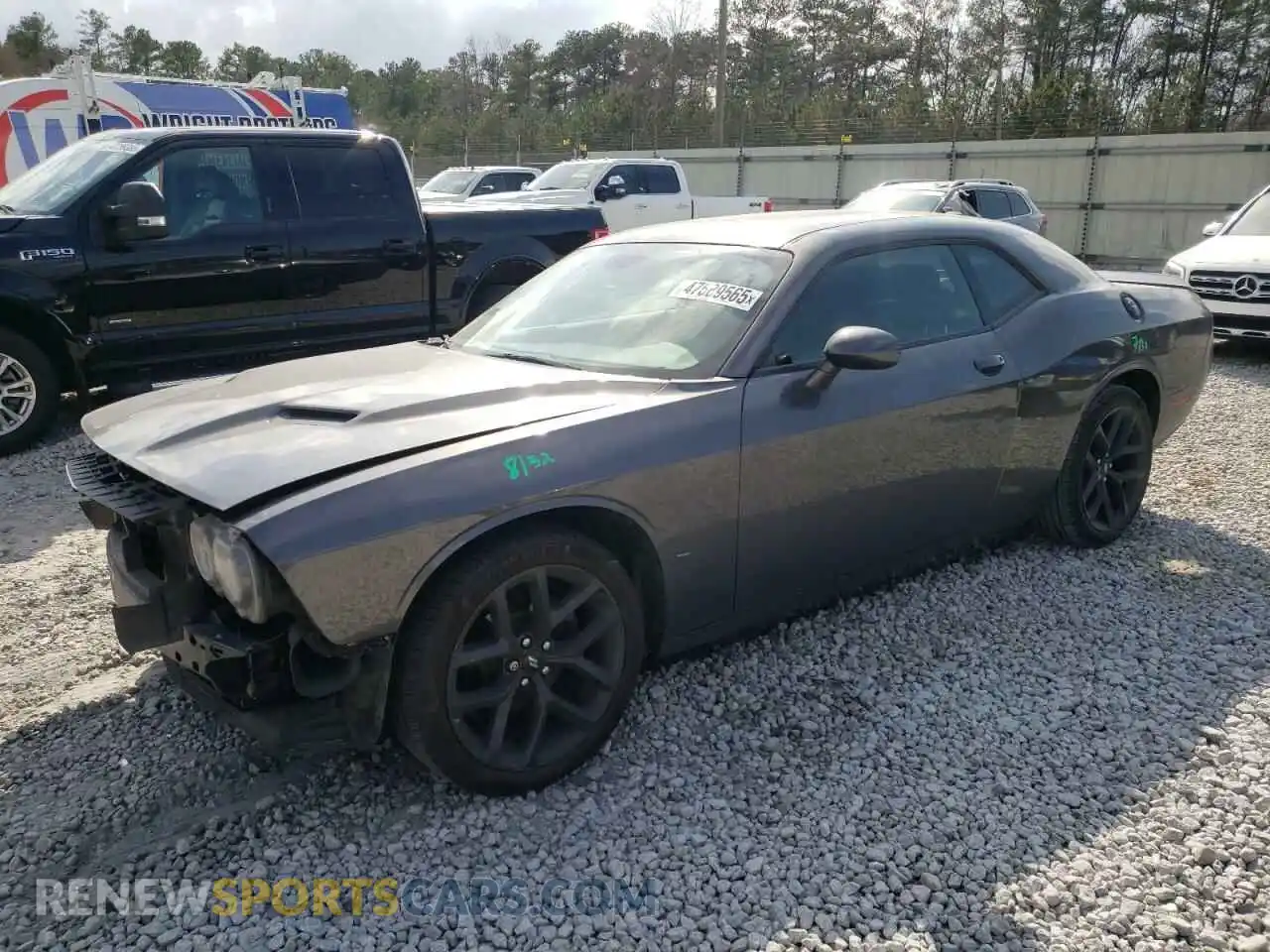1 Photograph of a damaged car 2C3CDZAG3KH656438 DODGE CHALLENGER 2019