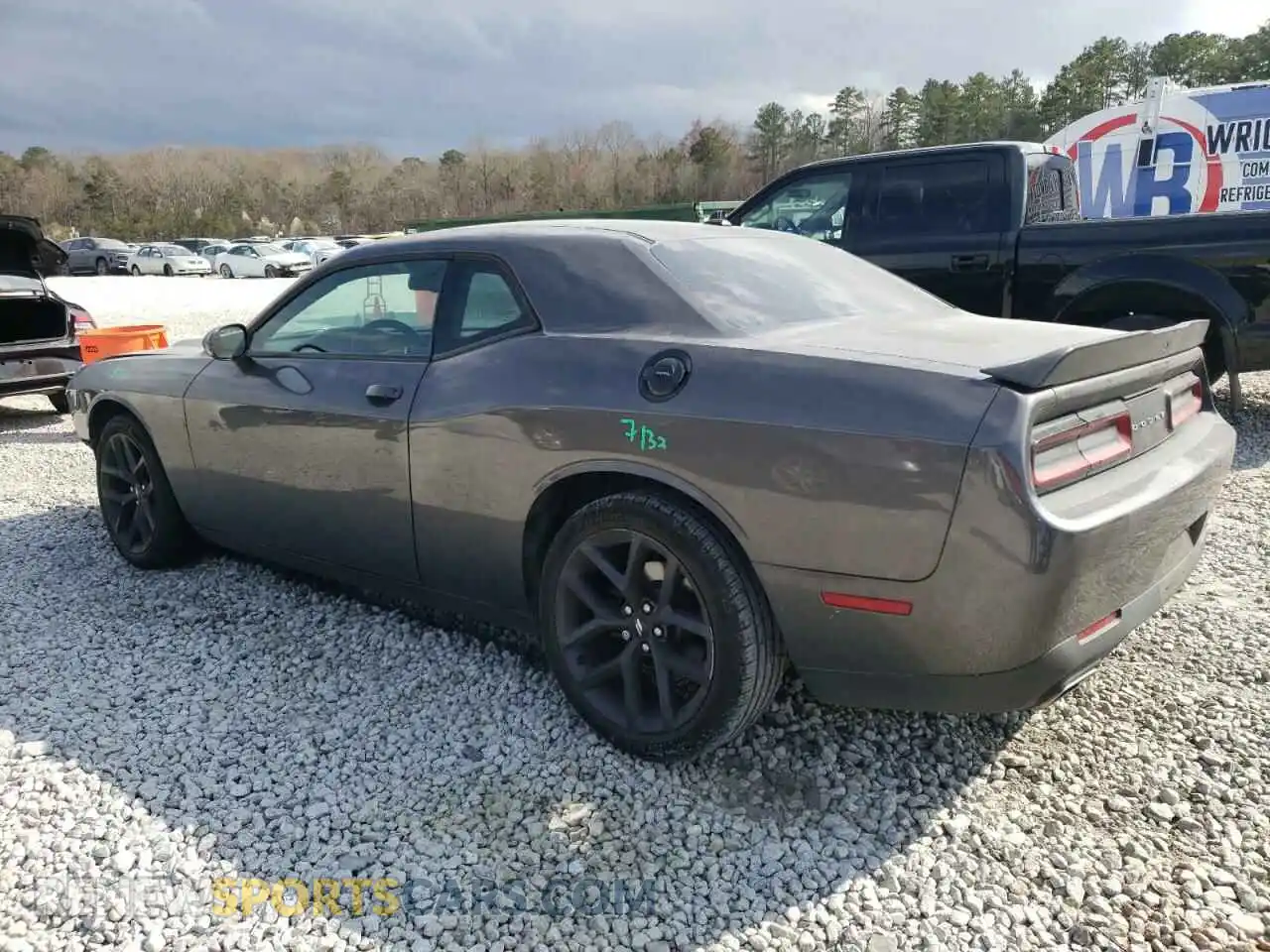 2 Photograph of a damaged car 2C3CDZAG3KH656438 DODGE CHALLENGER 2019