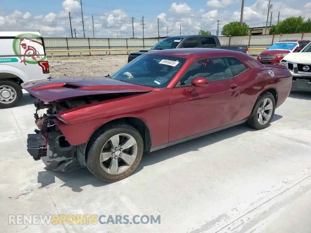 1 Photograph of a damaged car 2C3CDZAG4KH531691 DODGE CHALLENGER 2019