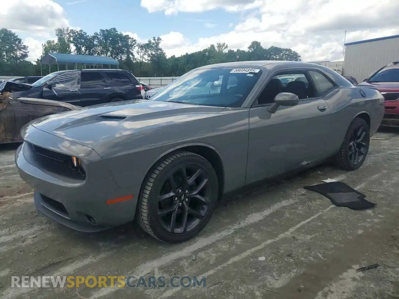 1 Photograph of a damaged car 2C3CDZAG5KH604003 DODGE CHALLENGER 2019