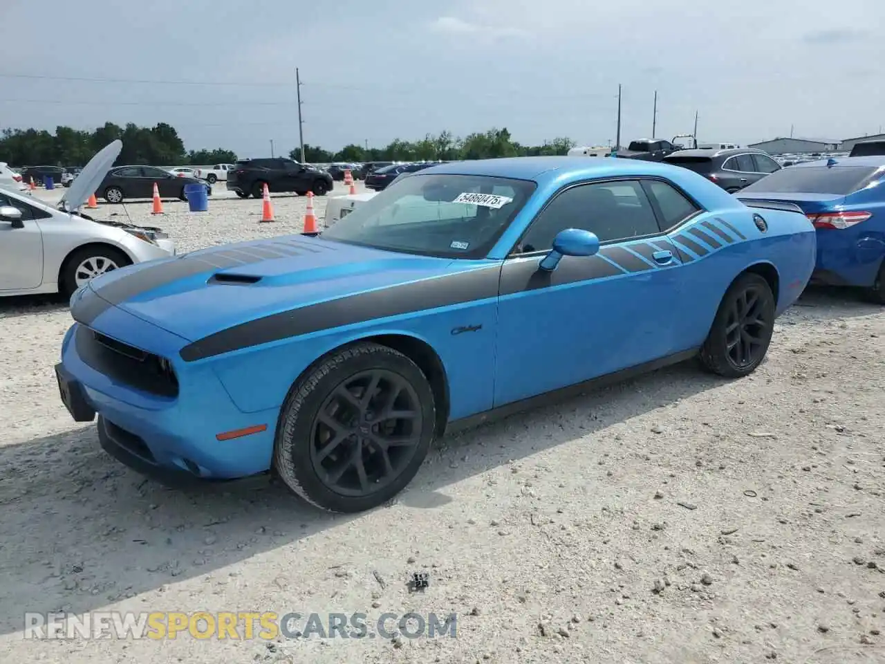 1 Photograph of a damaged car 2C3CDZAG6KH574901 DODGE CHALLENGER 2019