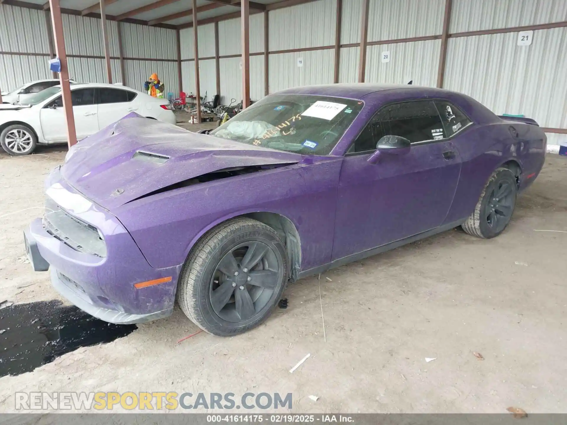 2 Photograph of a damaged car 2C3CDZAG6KH731682 DODGE CHALLENGER 2019