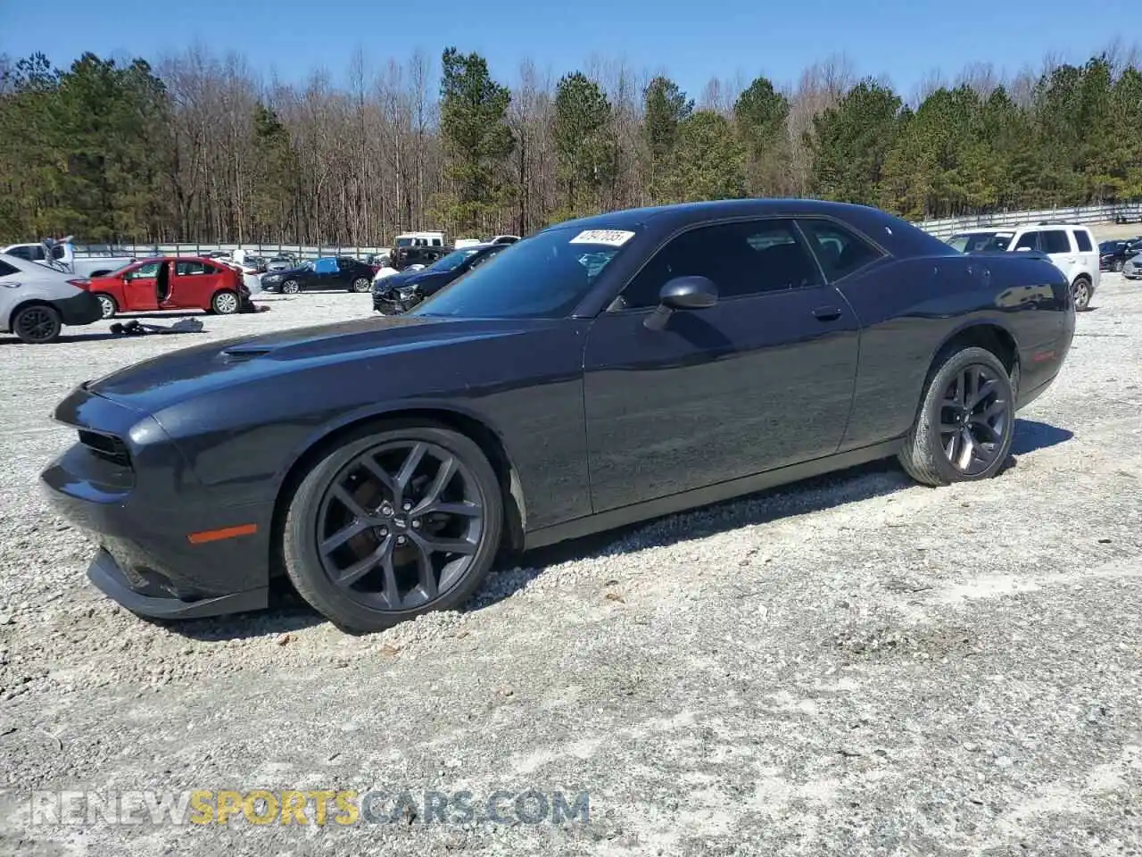 1 Photograph of a damaged car 2C3CDZAG7KH620199 DODGE CHALLENGER 2019