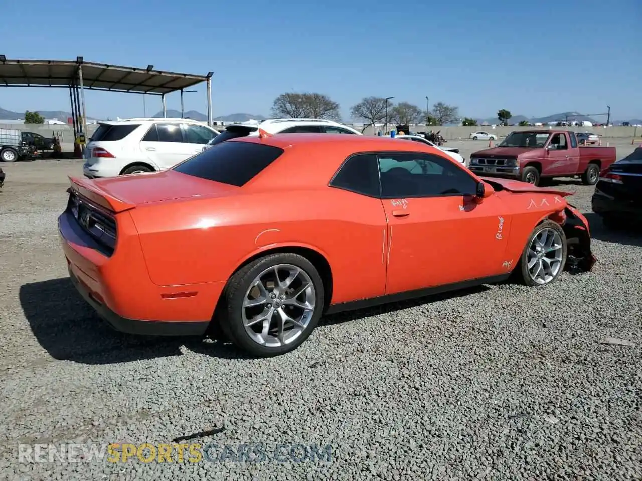 3 Photograph of a damaged car 2C3CDZAG7KH677731 DODGE CHALLENGER 2019
