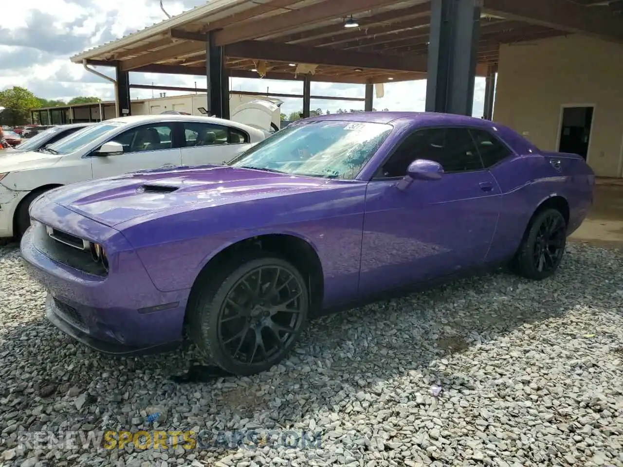 1 Photograph of a damaged car 2C3CDZAG8KH731537 DODGE CHALLENGER 2019