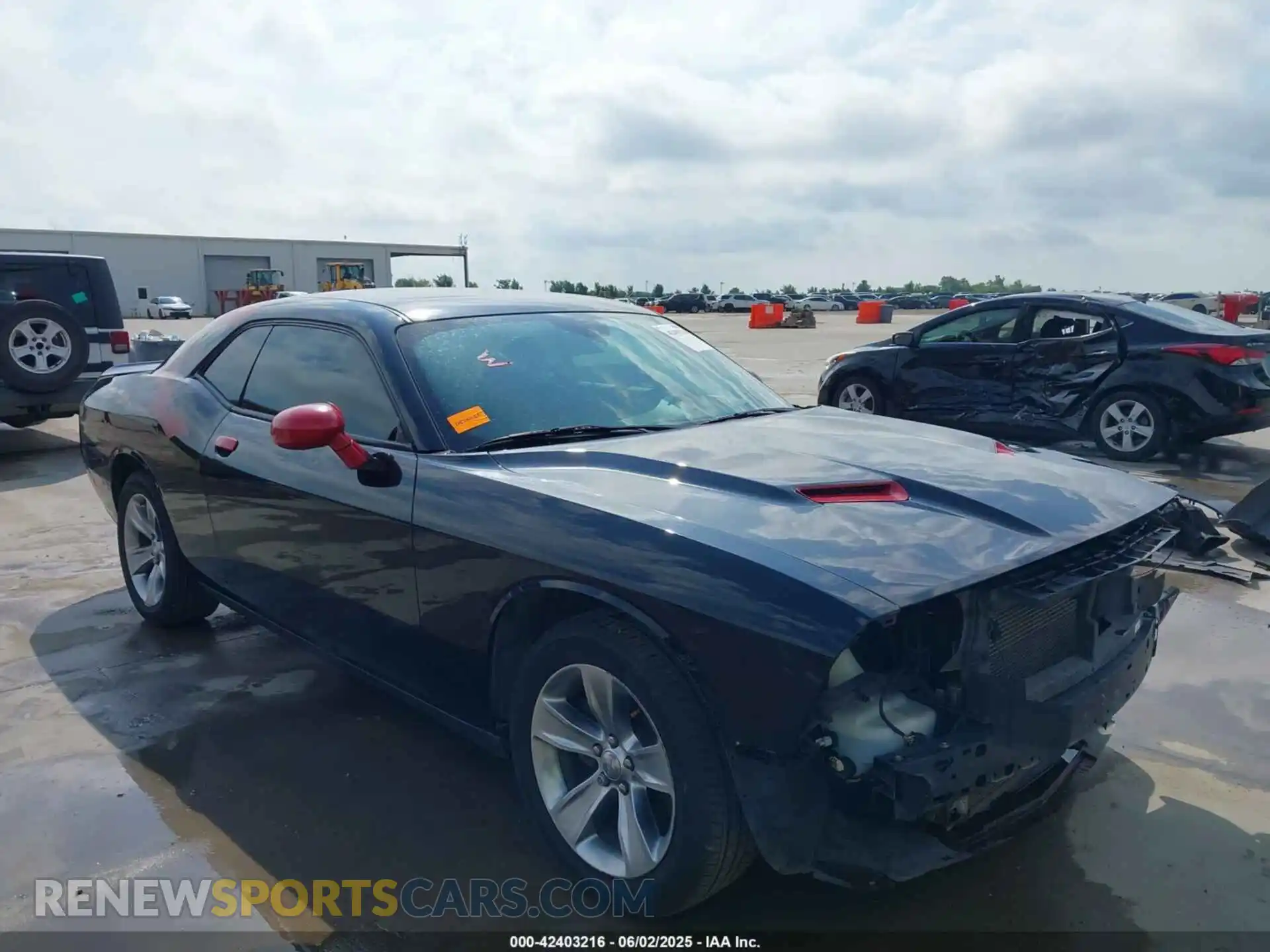 1 Photograph of a damaged car 2C3CDZAG9KH503434 DODGE CHALLENGER 2019