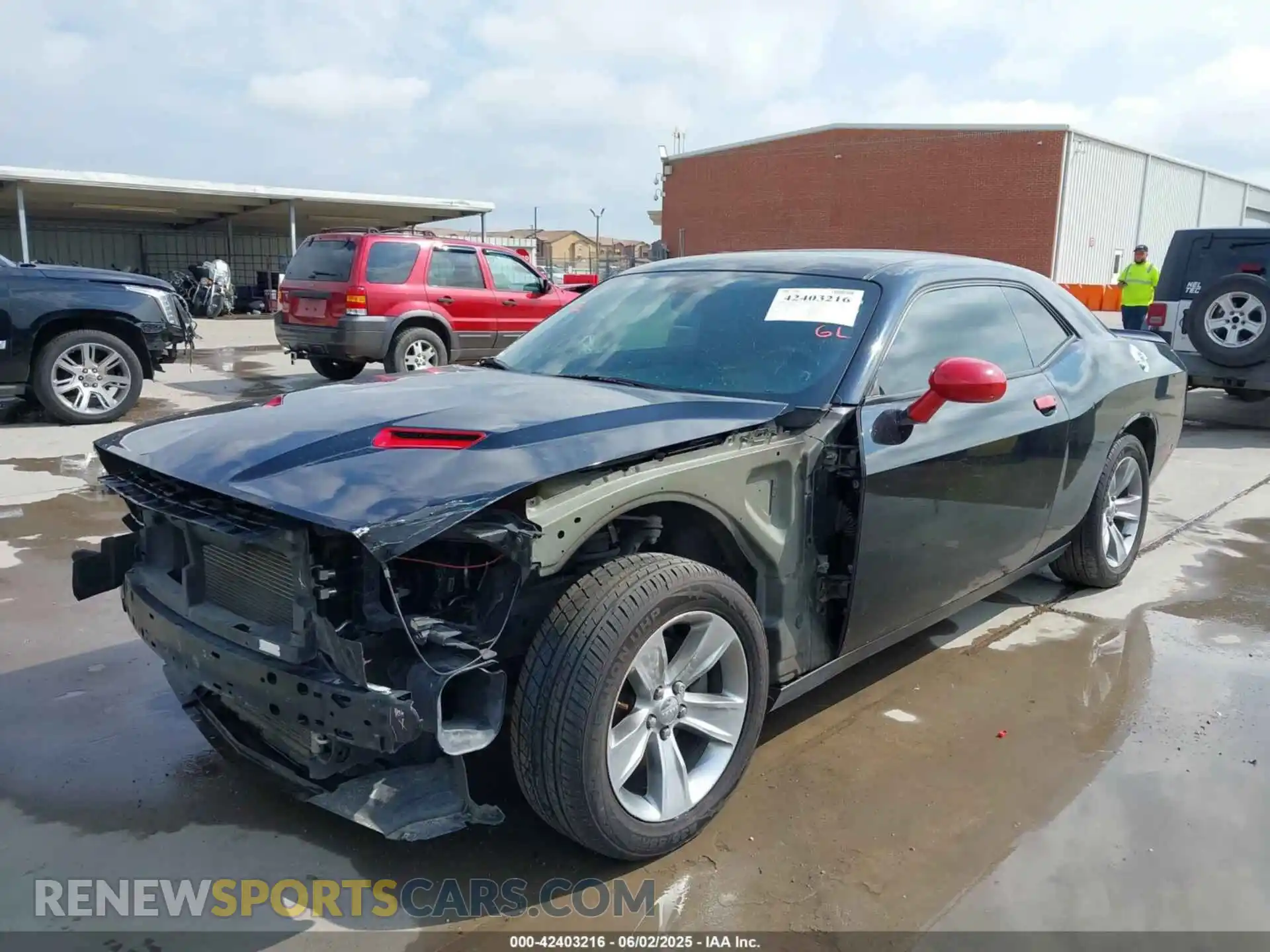 2 Photograph of a damaged car 2C3CDZAG9KH503434 DODGE CHALLENGER 2019