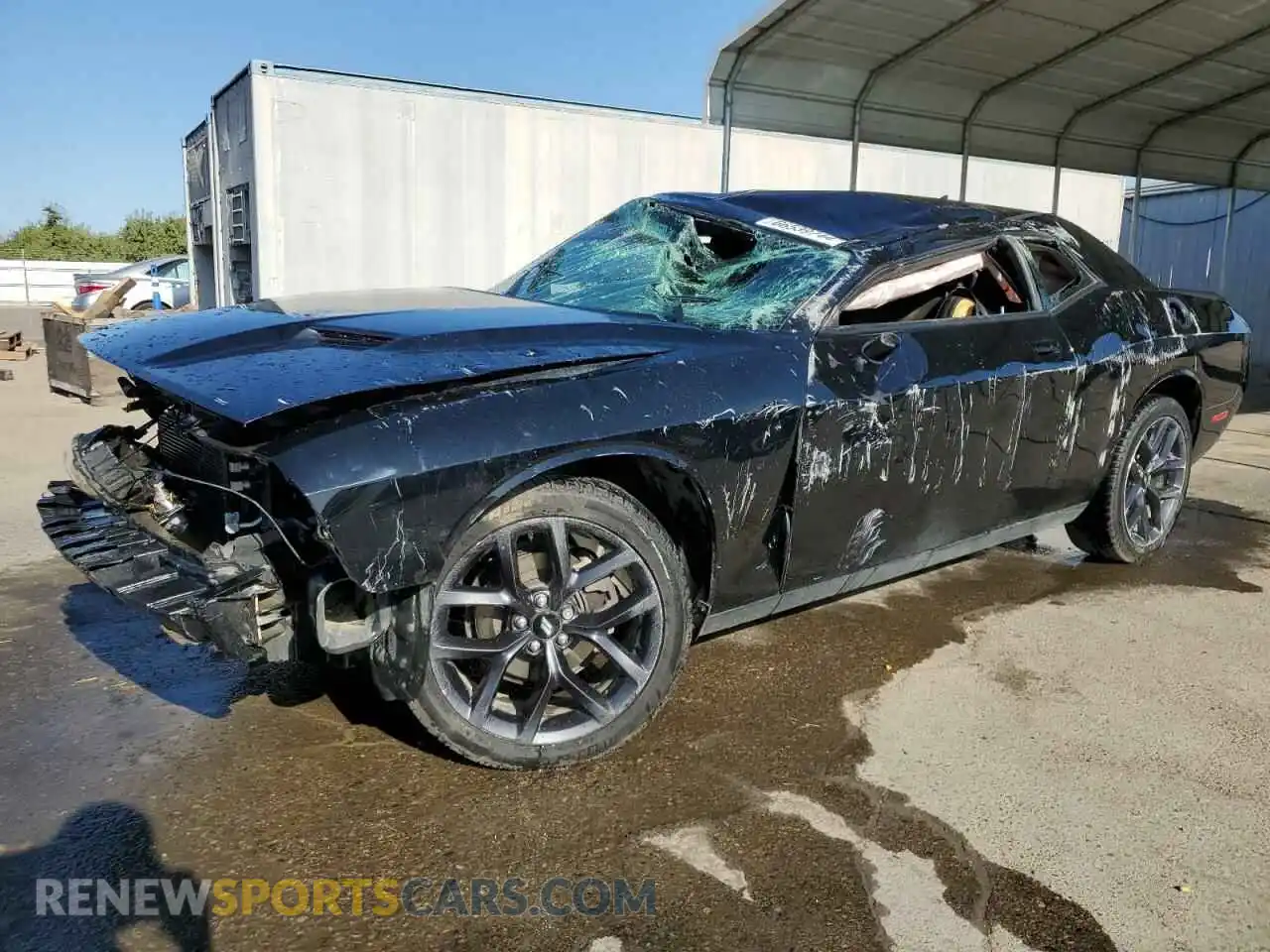 1 Photograph of a damaged car 2C3CDZAG9KH521755 DODGE CHALLENGER 2019