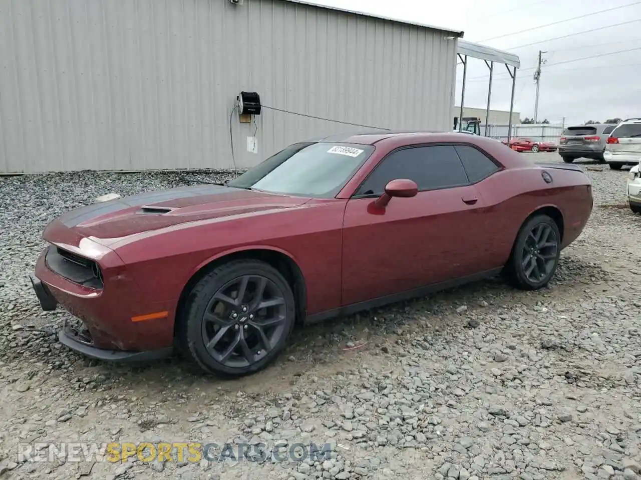 1 Photograph of a damaged car 2C3CDZAG9KH574696 DODGE CHALLENGER 2019