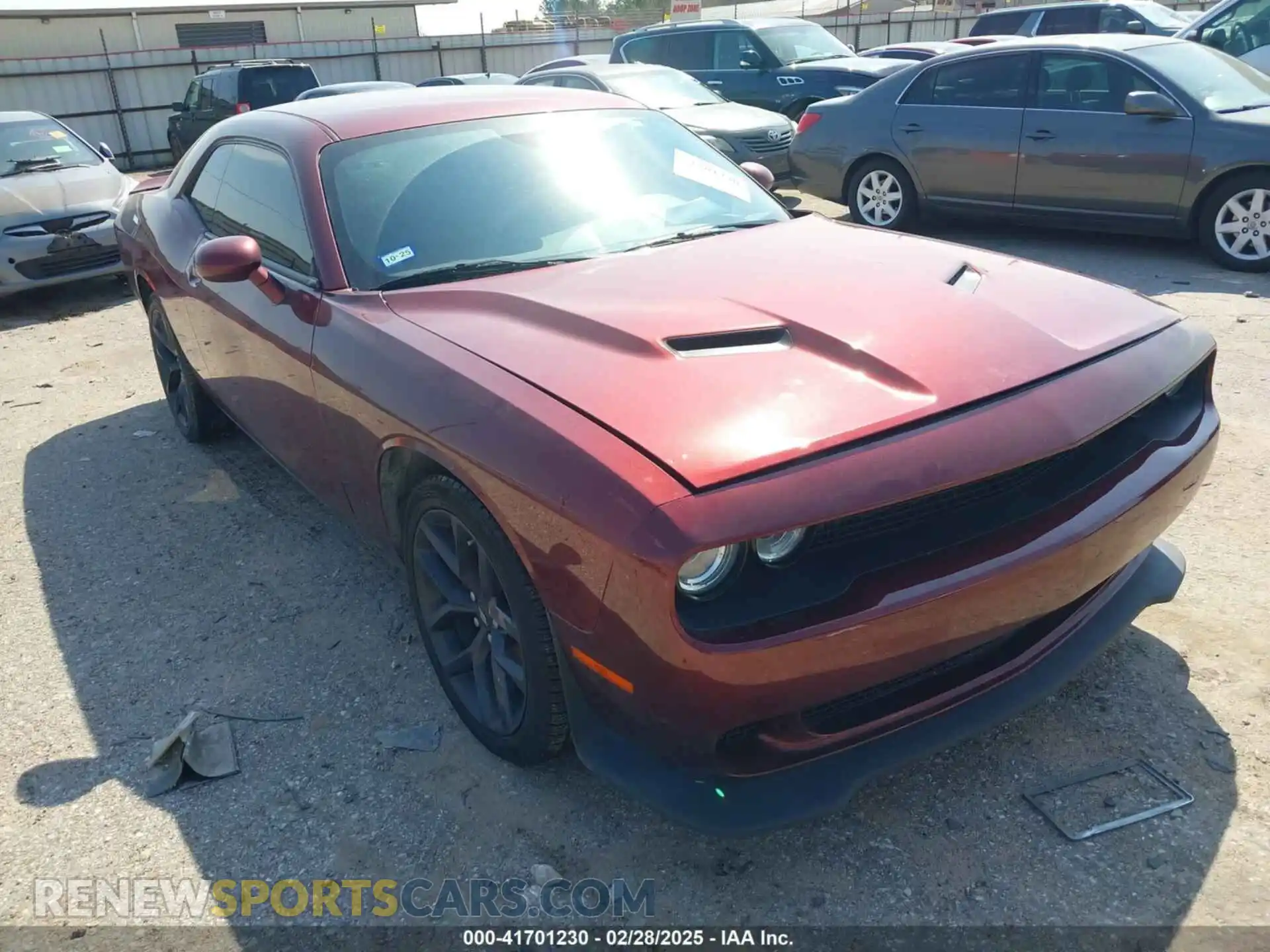 1 Photograph of a damaged car 2C3CDZAG9KH733894 DODGE CHALLENGER 2019